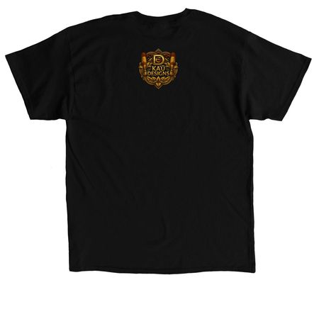 Ka?? Pride T-Shirt, a Black Classic Unisex Tee (back-view)