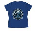 Performance T-Shirts, a True Royal Women's Performance Tee (back-view)