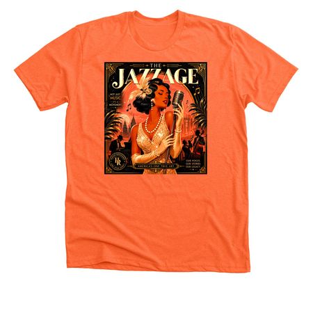Harlem Renaissance, a Heather Orange Premium Unisex Tee