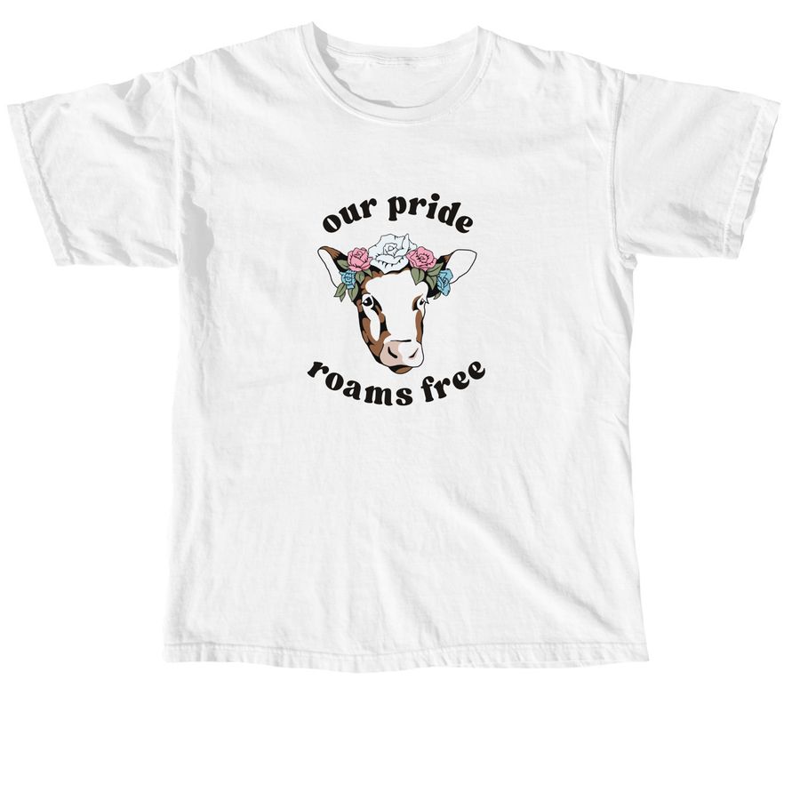 Wildwood Pride: Trans Flag Design, a White Comfort Colors Unisex Tee