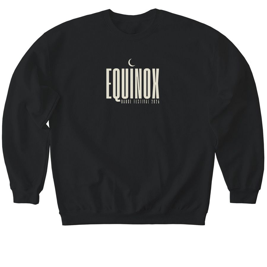 Equinox Dance Festival 2026, a Black Softstyle Crewneck Sweatshirt