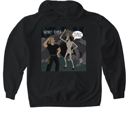 A Silly Encounter, a Black Gildan Softstyle Pullover Hoodie