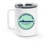 USS Vermont Aloha Travel Mug, a White Stainless Steel Travel Mug (back-view)