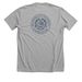 "Argue With Men" Crew+Hoodie w/ Navy OCU Logo, a Athletic Heather Premium Unisex Tee (back-view)