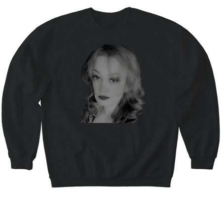 Serendipitous_sign&nbsp;, a Black Softstyle Crewneck Sweatshirt