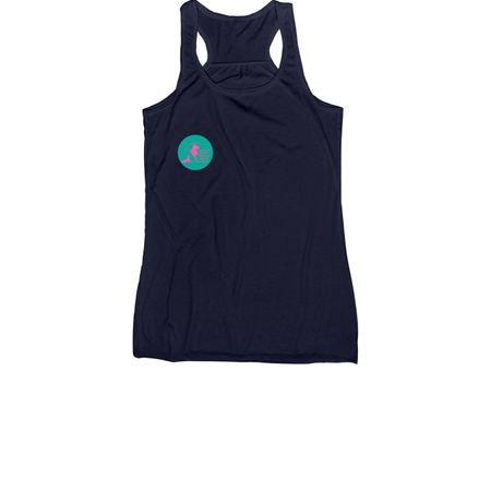2025 POKER RUN&nbsp;, a Navy Women's Racerback