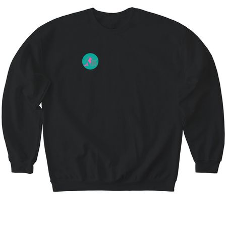 2025 POKER RUN&nbsp;, a Black Softstyle Crewneck Sweatshirt