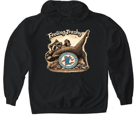 CMWR Feeling Trashy, a Black Gildan Softstyle Pullover Hoodie