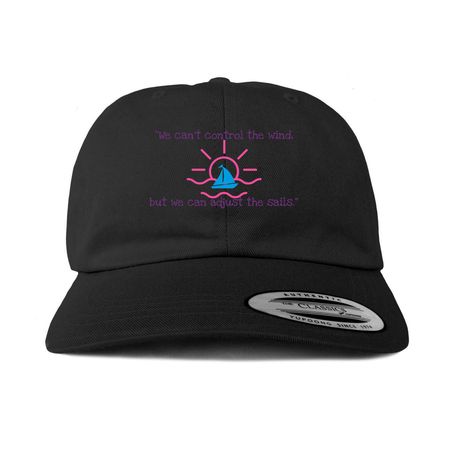 Rising Dawn Hats, a Black Printed Classic Baseball Cap
