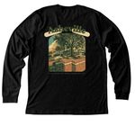 Our 21st Year!, a Black Heather Premium Long Sleeve Tee (back-view)