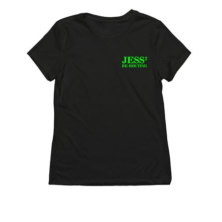 Jess? reRouting, a Deep Black Allmade Eco Triblend Women?s Tee