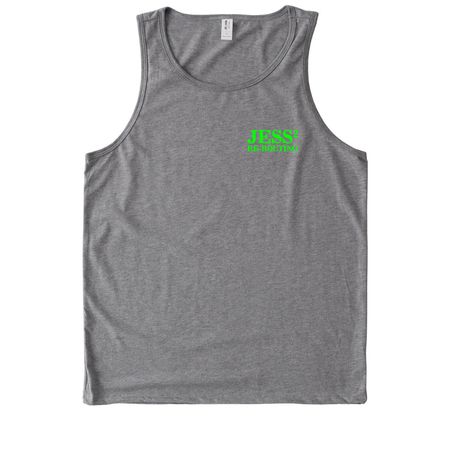 Jess? reRouting, a Aluminum Grey Allmade Eco Triblend Tank