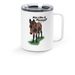 Rise Like A Phoenix Travel Mug, a White Stainless Steel Travel Mug