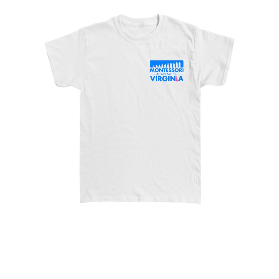 Montessori Academy of Virginia Toddler Shirt, a White Toddler Tee