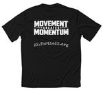 22 For the 22 | Event Tee, a Black Classic Performance Tee (back-view)