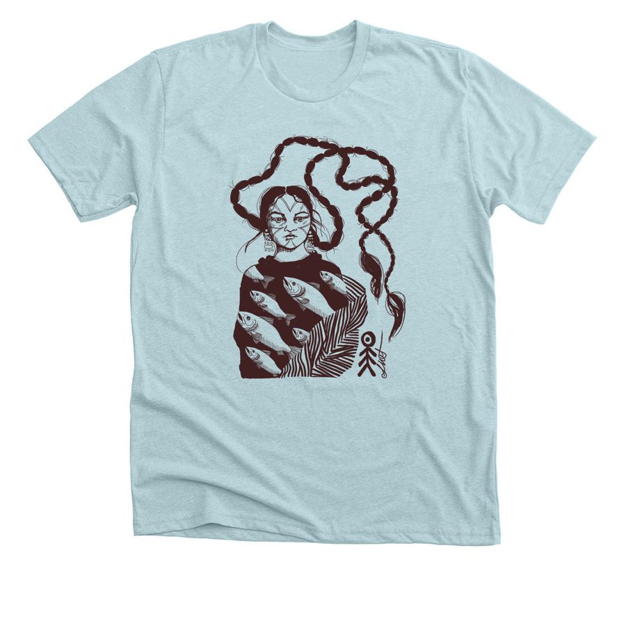 Heal as I go, a Heather Ice Blue Premium Unisex Tee