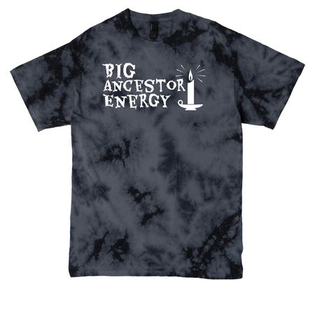 Big ancestor energy&nbsp;, a Black Crystal Tie Dye Tee
