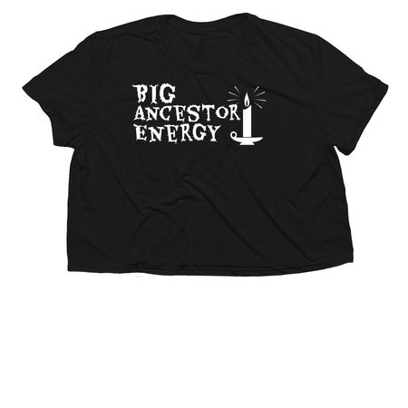 Big ancestor energy&nbsp;, a Black Women?s Flowy Cropped Tee