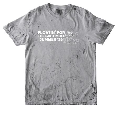 Floatin' For The Girthmule, a Smoke Comfort Colors Colorblast Tee