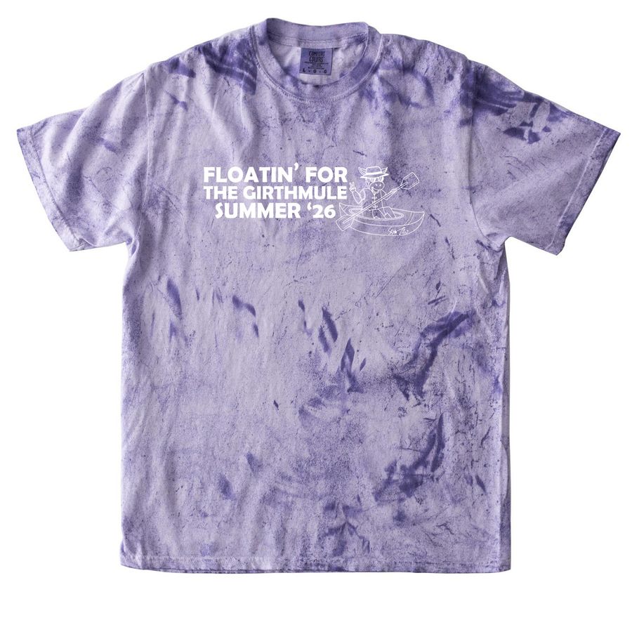 Floatin' For The Girthmule, a Amethyst Comfort Colors Colorblast Tee