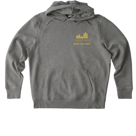 Seek the Lost Sweatshirts, a Mid Heather Grey Stanley/Stella Unisex Cruiser 2.0 Pullover Hoodie