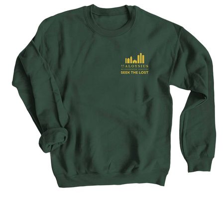 Seek the Lost Sweatshirts, a Forest Crewneck Sweatshirt