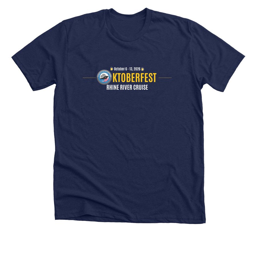 1st Responder Oktoberfest Rhine River Cruise&nbsp;, a Solid Navy Blend Premium Unisex Tee