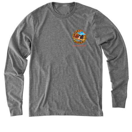 2026 NCSC Fall Draft Test, a Aluminum Grey Allmade Eco Triblend Long Sleeve Tee