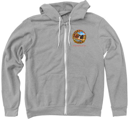 2026 NCSC Fall Draft Test, a Athletic Heather Zip Up Hoodie