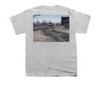 amtrack, a Sport Grey Youth Unisex Tee (back-view)