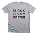 Black Lives Matter - Pride Geo Tee, a Athletic Heather Premium Unisex Tee