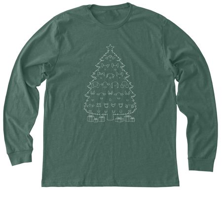 Henry Haven - Christmas Tree, a Heather Forest Premium Long Sleeve Tee