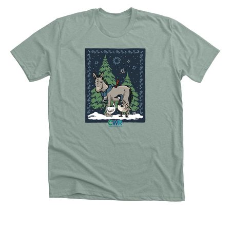 Home for the holidays, a Heather Sage Premium Unisex Tee