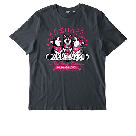 Loud & Proud, a India Ink Grey Stanley/Stella Unisex Creator 2.0 Tee