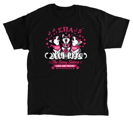 Loud & Proud, a Black Classic Unisex Tee