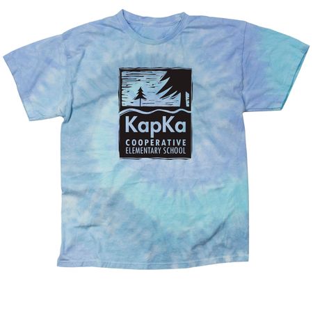 Classic KapKa Logo, a Lagoon Classic Tie Dye Tee