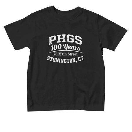 PHGS 100 Years Toddler T-shirt, a Black Toddler Tee