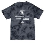 2026 Equality Fest Merch, a Black Crystal Tie Dye Tee (back-view)