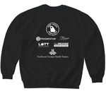 2026 Equality Fest Merch, a Black Softstyle Crewneck Sweatshirt (back-view)