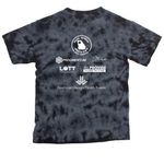 2026 Equality Fest Merch, a Black Youth Crystal Tie Dye Tee (back-view)