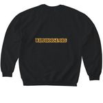 Wildhorse Flag Horse, a Black Softstyle Crewneck Sweatshirt (back-view)