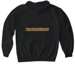 Wildhorse Flag Horse, a Black Gildan Softstyle Pullover Hoodie (back-view)
