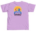 Worst-Case, a Neon Violet Comfort Colors Unisex Tee (back-view)