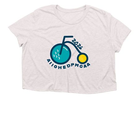PennyFarther 2026, a Heather Dust Women?s Flowy Cropped Tee