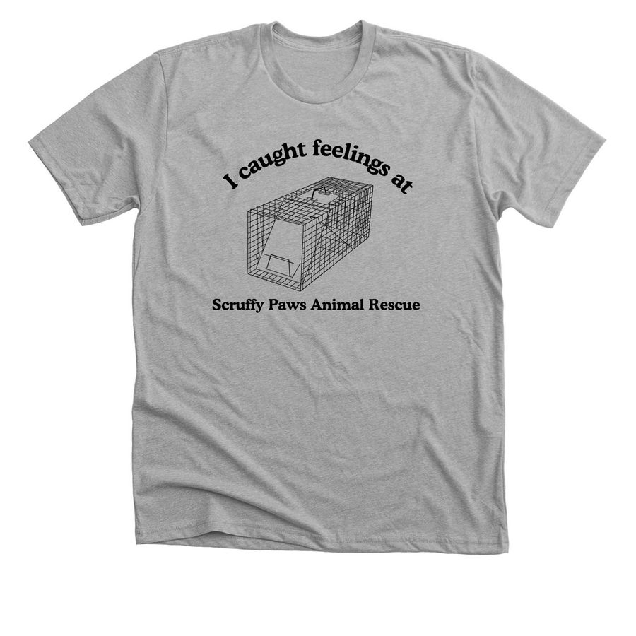 Catching Feelings, a Athletic Heather Premium Unisex Tee