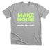 Make Noise. Missing Kids Can't. TMCD 2027., a Athletic Heather Premium Unisex Tee