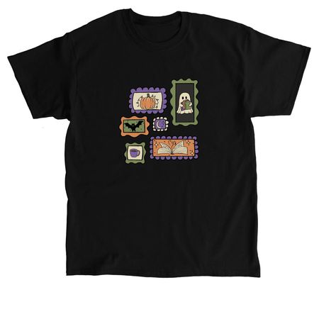 Spooky Postage, a Black Classic Unisex Tee