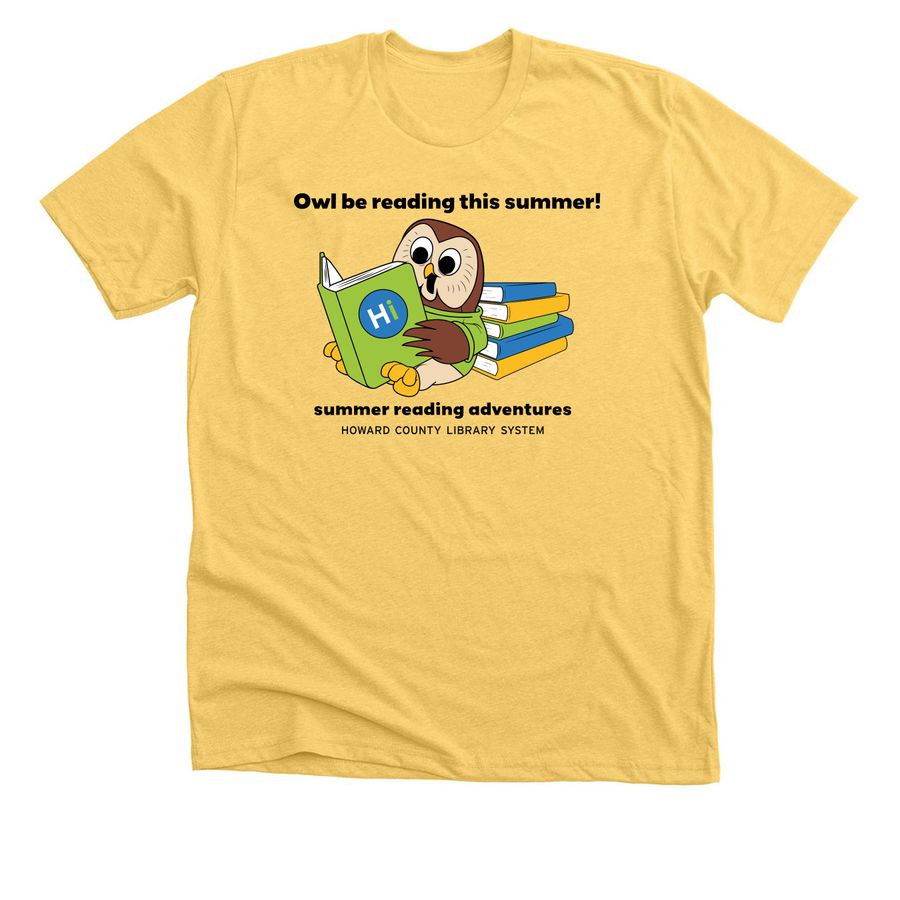 Summer Reading Collection, a Heather Yellow Gold Premium Unisex Tee
