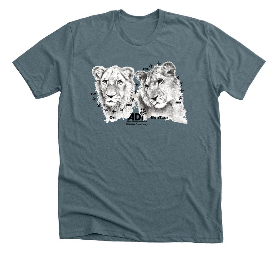 Limited Edition: BenTzur & Ori, a Heather Slate Premium Unisex Tee