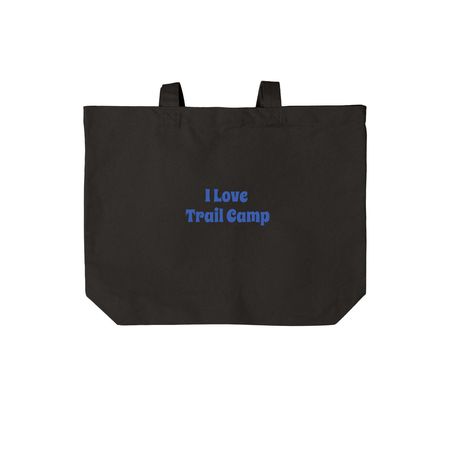 GGW, a Deep Black Cotton Canvas Tote Bag